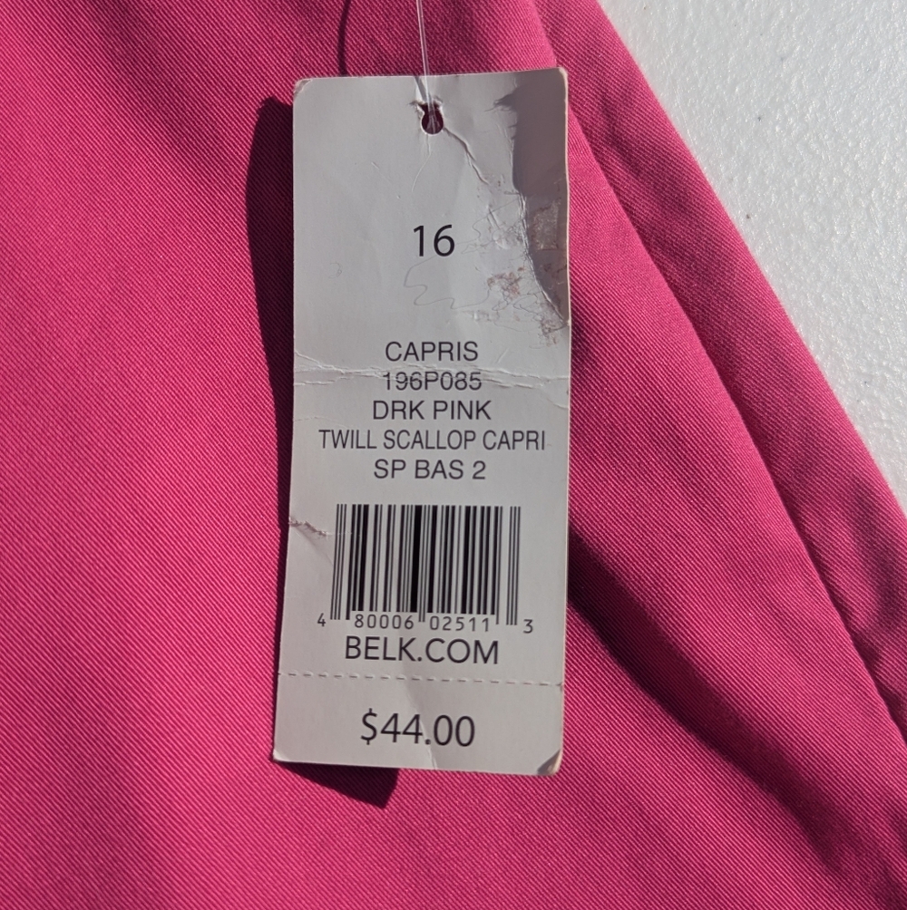 Kim Rogers Pink Capris - Picture 9 of 10